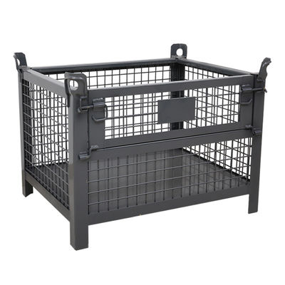 qualité  Warehouse Foldable Steel Q235 6.0mm Wire Mesh Container usine