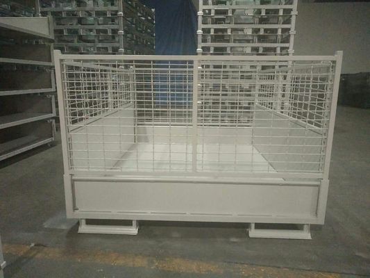 Le CE RAL saupoudrent les cages en acier de stockage de la capacité 1000KG enduite