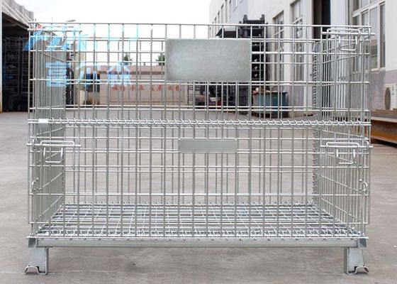 Le transport 5/1 Stackability RAL a galvanisé le fil Mesh Box Pallet