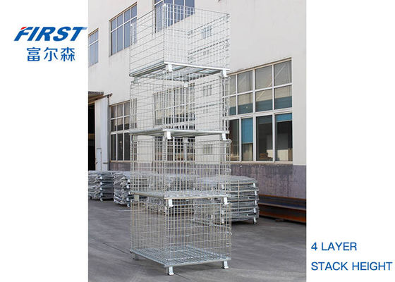 Le transport 5/1 Stackability RAL a galvanisé le fil Mesh Box Pallet