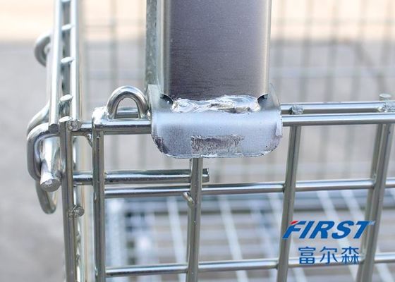 Cage en acier de stockage en métal Q235 du bien mobilier 6.4mm de transport d'atelier