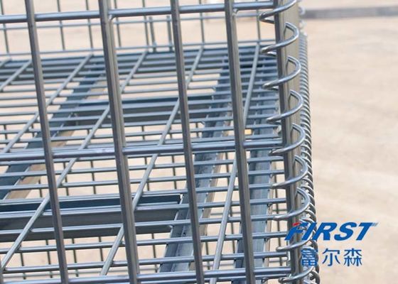 Cage en acier de stockage en métal Q235 du bien mobilier 6.4mm de transport d'atelier