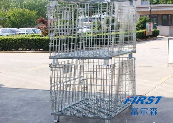 Cage en acier de stockage en métal Q235 du bien mobilier 6.4mm de transport d'atelier