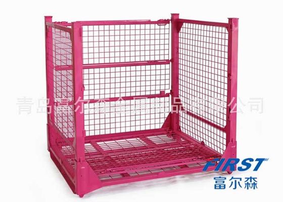 OIN RAL a galvanisé 110kg les cages empilables de fil d'acier de 4 couches