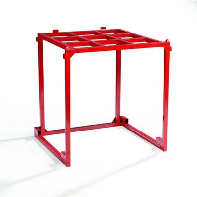 Palette en acier de pneu de 1250mm de taille de guide galvanisé de chariot élévateur