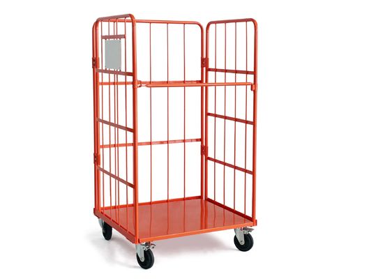 Les manières d'OIN 4 ravissent la couleur de RAL ont galvanisé le chariot logistique à petit pain