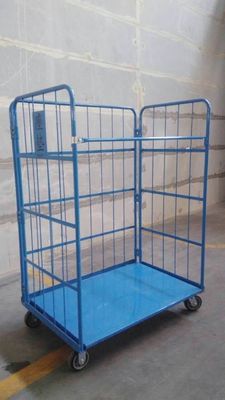Les manières d'OIN 4 ravissent la couleur de RAL ont galvanisé le chariot logistique à petit pain