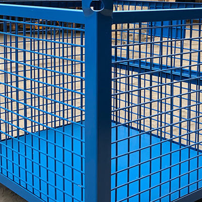 RAL a galvanisé le conteneur pliant empilable du fil 1500KG