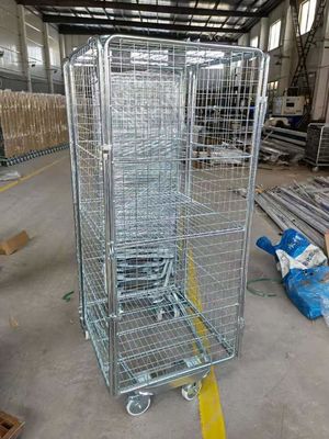 Conteneur léger galvanisé à chaud de cage de rouleau