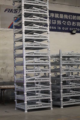 Cages de stockage en métal de fil de la maille 6.0mm du supermarché 50*100mm