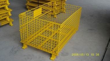 Cage pliante en acier en métal Q235 de guide de chariot élévateur de logistique de GV